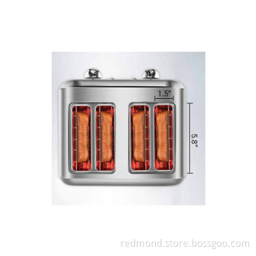Retro Stainless Steel Toaster ST027 Retro Classic Design